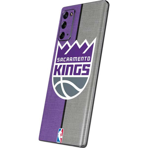 NBA Sacramento Kings Split Canvas Galaxy Note20 5G Skin